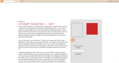 Desktop Screenshot of myinternetmarketingadventures.blogspot.com