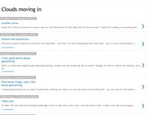 Tablet Screenshot of cloudsmovingin.blogspot.com