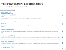 Tablet Screenshot of free-orkut-tricks.blogspot.com