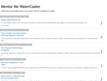 Tablet Screenshot of mentormewatercooler.blogspot.com