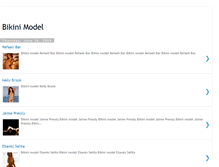 Tablet Screenshot of bikini-model-gallery.blogspot.com
