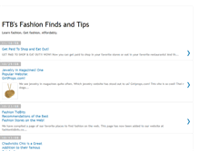 Tablet Screenshot of fashiontidbits.blogspot.com
