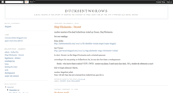 Desktop Screenshot of ducksintworows.blogspot.com