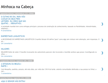 Tablet Screenshot of minhocanacabeca.blogspot.com