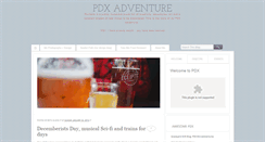 Desktop Screenshot of pdxadventure.blogspot.com