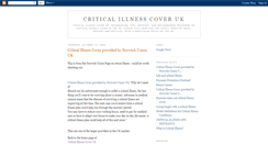 Desktop Screenshot of critical-illness-cover-uk.blogspot.com