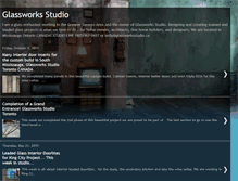 Tablet Screenshot of glassworkssstudio.blogspot.com
