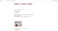 Desktop Screenshot of angela-angelahobbyhoekje.blogspot.com