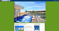 Desktop Screenshot of lagunagolfapartmentsandvillas.blogspot.com