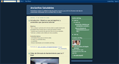 Desktop Screenshot of ancianitossaludables.blogspot.com