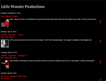 Tablet Screenshot of littlewonderproductions.blogspot.com