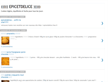 Tablet Screenshot of epicetdelice.blogspot.com
