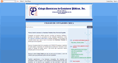 Desktop Screenshot of colegiodecontadoresmoca.blogspot.com