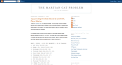 Desktop Screenshot of martiancatproblem.blogspot.com