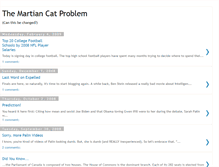 Tablet Screenshot of martiancatproblem.blogspot.com