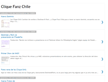 Tablet Screenshot of clique-girlz-esp.blogspot.com