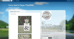 Desktop Screenshot of cora-paperplaytime.blogspot.com