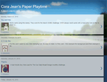 Tablet Screenshot of cora-paperplaytime.blogspot.com