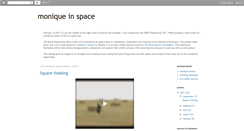 Desktop Screenshot of moniqueinspace.blogspot.com