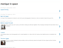 Tablet Screenshot of moniqueinspace.blogspot.com