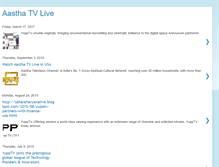 Tablet Screenshot of aasthatvlive.blogspot.com