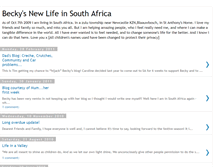 Tablet Screenshot of beckyinsouthafrica.blogspot.com