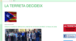 Desktop Screenshot of laterretadecideix.blogspot.com