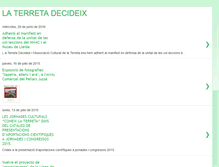 Tablet Screenshot of laterretadecideix.blogspot.com