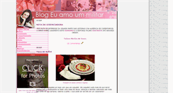 Desktop Screenshot of amormilitarmulherbeleza.blogspot.com
