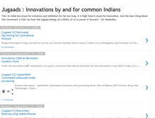 Tablet Screenshot of indian-jugaad.blogspot.com