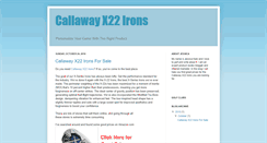 Desktop Screenshot of callawayx22irons.blogspot.com