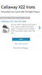 Mobile Screenshot of callawayx22irons.blogspot.com