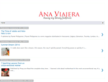 Tablet Screenshot of anaviajeralogue.blogspot.com