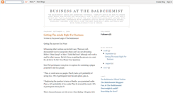 Desktop Screenshot of business-at-the-baldchemist.blogspot.com