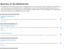 Tablet Screenshot of business-at-the-baldchemist.blogspot.com