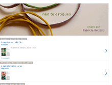 Tablet Screenshot of nao-te-estiques.blogspot.com