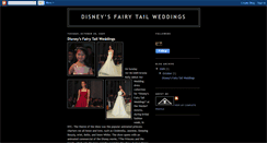 Desktop Screenshot of disneysfairytailweddings.blogspot.com