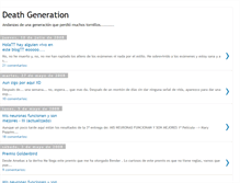 Tablet Screenshot of deathgeneration.blogspot.com