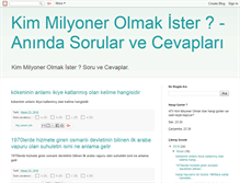 Tablet Screenshot of kim-milyonerolmakister.blogspot.com