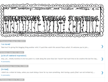 Tablet Screenshot of aneffervescentsomething.blogspot.com