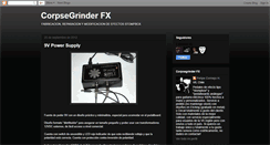 Desktop Screenshot of corpsegrinderfx.blogspot.com