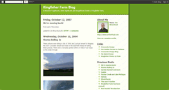 Desktop Screenshot of kingfisherfarm.blogspot.com
