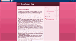 Desktop Screenshot of jensbeautyblog.blogspot.com