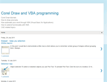 Tablet Screenshot of coreldraw-vba.blogspot.com