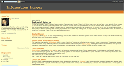 Desktop Screenshot of informationhunger.blogspot.com