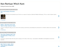 Tablet Screenshot of nonpartisanwitchhunt.blogspot.com