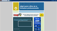 Desktop Screenshot of ofppt-maroc.blogspot.com