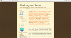 Desktop Screenshot of biropelayananburuh.blogspot.com