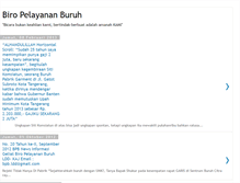 Tablet Screenshot of biropelayananburuh.blogspot.com