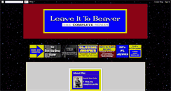 Desktop Screenshot of leave-it-to-beaver-on-dvd.blogspot.com